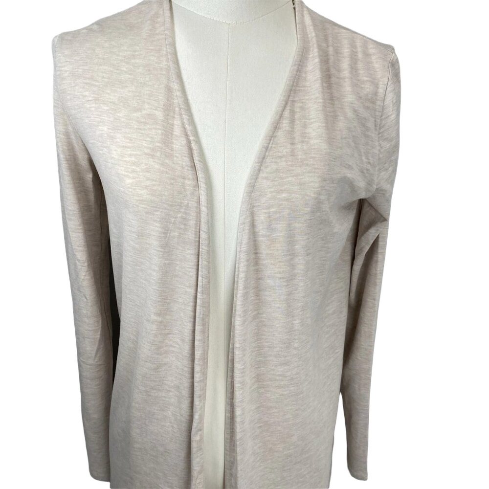 Majestic Filatures Women’s Soft Touch Open Cardigan – Ecru – Size M